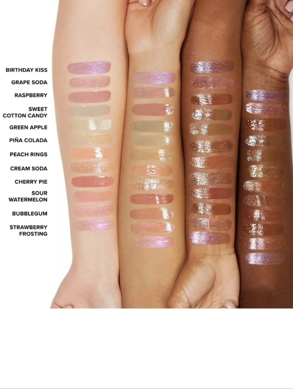 Too Faced Kissing Jelly Gloss: Grape Soda (Purple w/Multi Shimmer), .15oz, NIB